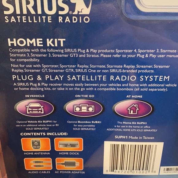 New Sirius satellite radio plug and play satellite radio Home kit New - Picture 5 of 13